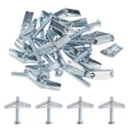 thumbnail image 1 of Uxcell 20Pack Spring Toggle Bolt Anchors, 3/8"x3" Male Thread Spring Loaded Hollow Wall Round Head Toggle Bolt, 1 of 7