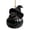 C, variant on OCCOA Cute Halloween Pumpkin Hanging Ornament Sleeping Animals with Witch Hat Acrylic Pendant for Tree Mantel Window Door Home Halloween Decor Gift, F