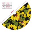 thumbnail image 3 of Yiaed Sunflowers In Vintage Print Christmas Tree Skirt , Tree SkirtsTree Mat for Christmas Winter Holiday Indoor Decorations-36", 3 of 7