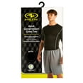 thumbnail image 4 of (2 pack) Athletic Works Adult Compression Crewneck Tee, Small, Black, Unisex, 1 Pack, 4 of 7