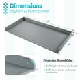 thumbnail image 3 of Kaboon Washer Dryer Countertop with Edge Rails, 28" x 58", Grey, 3 of 6