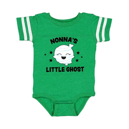 

Inktastic Cute Nonna s Little Ghost with Stars Gift Baby Girl Bodysuit
