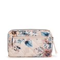 thumbnail image 2 of Vera Bradley Women's Performance Twill RFID Turnlock Wallet Peach Blossom Bouquet, 2 of 3