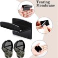 thumbnail image 4 of 12 Pieces Hat Rack Hat Holder Organizer for Wall Hats Hanger, Black, 4 of 5