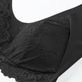 thumbnail image 5 of ZZwxWA Women's Plus Size Lace Front Opening Bra Without Steel Ring Seamless Gathering Thin And Beautiful Back Underwear, 5 of 5
