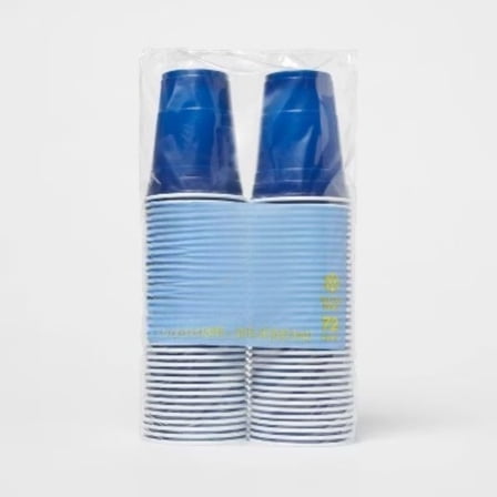 Disposable Blue Plastic Cups - 72ct/18oz - up & up