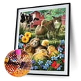 thumbnail image 1 of Cuadros Decorativos 5D DIY Diamond Painting Kits Full Round Drill Kitten and Chick Mosaic Arts Sywqhk Nuevos Originales, 1 of 1
