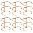 thumbnail image 3 of Monyance Loose Leaf Binder Rings 6pcs 3 Ring Metal Binder Book Rings Golden(1.57X1.18X1.18Inches), 3 of 10