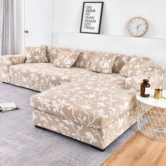 Arlajo Sofa Cover Elastic Couch Cover Sectional Chair Cover Big Sofas Sofa Cover L-Shape Sofa Cushion Cover Sofa Covers for Living Room
