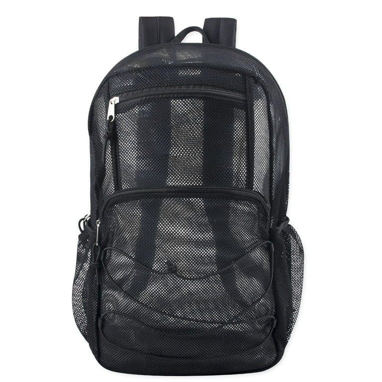 Trailmaker Unisex Deluxe Mesh Backpack with Bungee Cord
