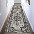thumbnail image 2 of Soft Touch Carpet Vintage Machine Washable Runner Rug Soft Wear Resistant Non-slip Thin Hallway Runner Rug Entryway Indoor Carpet Floor for Home, 2 of 8