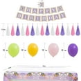 thumbnail image 5 of Unicorn Party Supplies for Girls Unicorn Birthday Decorations 241 Pcs, 5 of 6