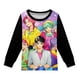 thumbnail image 3 of Moonsky Pijama estampado de pop Hunter, conjuntos de top y pantalón de dos piezas con estampado gráfico de Rumi, Mira y Zoey para niñas y niños Negro 110, 3 of 4
