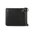 thumbnail image 4 of Harley-Davidson Men's Bar & Shield Core Pebble Biker Chain Bi-Fold Wallet, Black, Harley Davidson, 4 of 4
