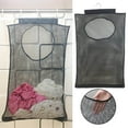 thumbnail image 2 of Wall Mounted Laundry Bag Mesh Polyester Hanging Dirty Clothes Storage Large Capacity 20x30 Inch Bathroom Nursery Use, 2 of 8