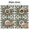 thumbnail image 4 of Nawypu  Fitted Round Tablecloth with Elastic Edge Wipe Clean  Flower  Table Cloth for Outdoor/Indoor Use, 4 of 7