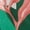 GREEN, variant on Women's Satin Floral Border Print Wide Leg Floral Pants