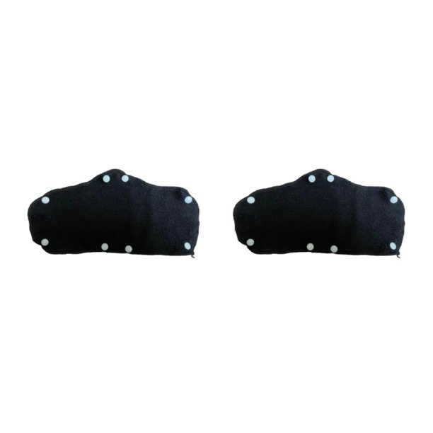 Bewildely Banda para el sudor del sombrero Forro del casco Suavidad Mano de obra fina Lavable Comodidad Transpirable Artesanía Reemplazo Negro Negro 2Conjunto