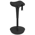 thumbnail image 1 of HOMCOM Standing Desk Chair, Adjustable Active Standing Stool, Black, 1 of 10