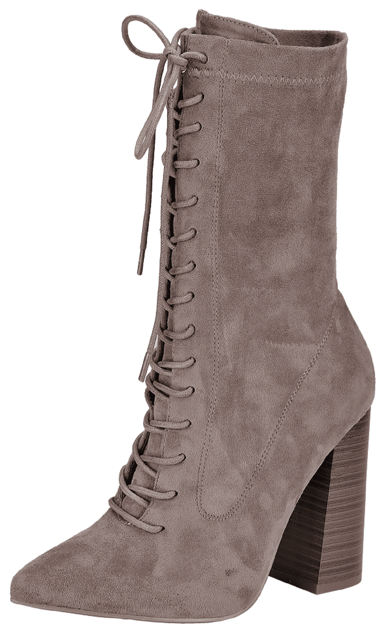 Animal Print Booties Boots Taupe 