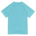 thumbnail image 6 of FORMRS Boys Rash Guard with Short Sleeves UPF 50+ Swim Shirts Sizes 3-12T, White Dolphin, 6 of 6