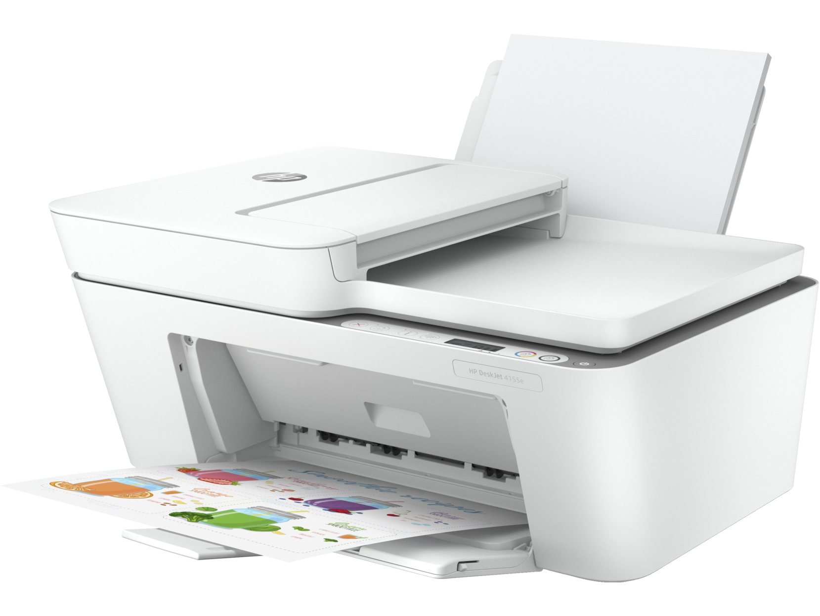 HP DeskJet 4155e All-in-One Inkjet Printer, Color Mobile Print, Copy, Scan, Send - image 3 of 7