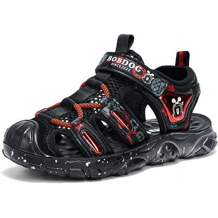 

KAQ Boys Girls Athletic Sports Sandals Outdoor Summer Closed Toe Water Sandals for Toddler/Little Kid/Big Kid Walking Hiking