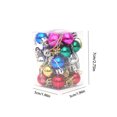 thumbnail image 3 of Amzcrzy Home and kitchen, Home Decoration, Holiday Decoration, Christmas Tree Color Arrangement Mini Christmas Tree Decorations Tube 2cm Box, Christmasing balls, 3 of 4