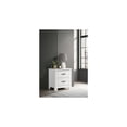 thumbnail image 1 of Mesita de noche Lilola Home Cassini White con 2 cajones, blanco/madera, 1 of 5