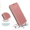 thumbnail image 6 of Case for iPhone 13 Pro Max Case Cover Stylish Mirror Plating Flip Full Body Protective Reflection Ultra Thin Hard Anti-Scratch Shockproof Frame for iPhone 13 Pro Max PU Mirror:Rose Gold, 6 of 7