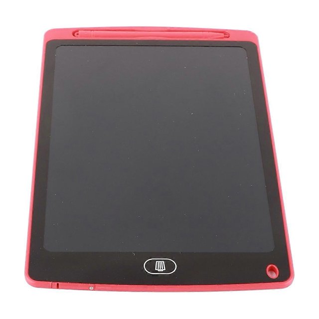 LCD Writing Tablet Red 10 Inch Delete Button Safe Pen Holder Widely Used Kids Drawing Tablet for Girls Boys Toddlers