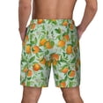 thumbnail image 4 of Balery Tangerine Mens Swim Trunks Swim Shorts for Men Quick Dry Inseam Beach Shorts with Compression Liner Pocket-3X-Large, 4 of 9
