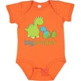 thumbnail image 3 of Inktastic Happy Dinosaur New Big Brother Boys Baby Bodysuit, 3 of 5