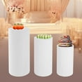 thumbnail image 4 of 3Pcs Cylinder Pedestal Stand, Cylinder Stands for party Event Decor Round Cylinder Stand Pedestal Display for Wedding Decoration ,23.6" H+29.5" H+35.4" H, 4 of 28