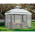 thumbnail image 6 of ABCCANOPY 11'x11' Gazebo Tent Outdoor Pop up Gazebo Canopy Shelter with Mosquito Netting, Dark Gray, 6 of 6