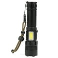 thumbnail image 2 of Flashlight, 1500LM Zoom Flashlight, Aluminium Alloy For Working, 2 of 8