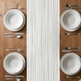 thumbnail image 6 of Sage Green Table Runner - 70 Inch Long, Kitchen Dining Table Runner Dresser Scarves, Abstract Lines Gradient Minimalist Modern Farmhouse Decor for Coffee Tables Wedding Party Banquet, 6 of 8