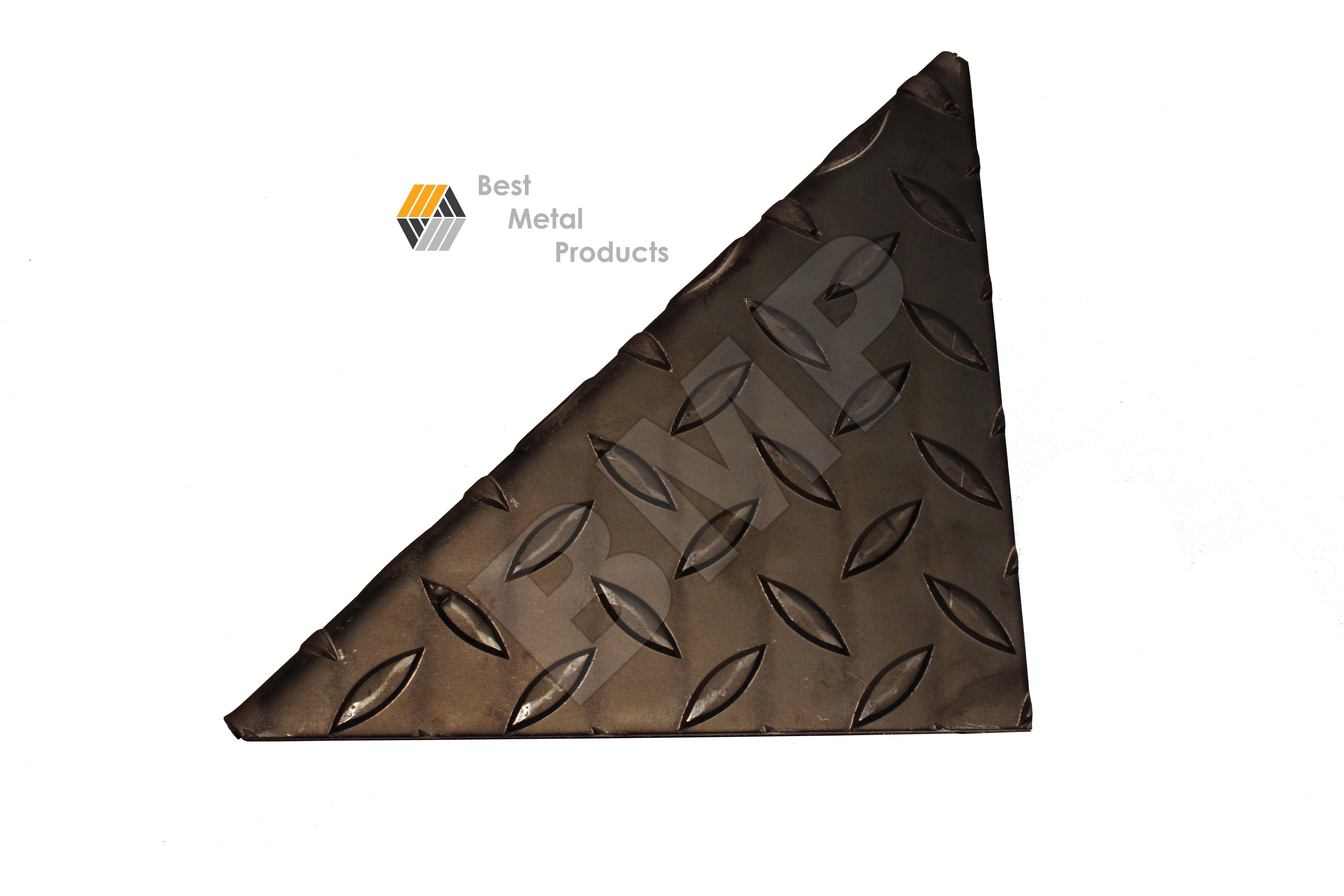 (4) TRAILER STEP; FENDER; CORNER DIAMOND PLATE BRACKETS 11ga WELD ON