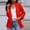Red, variant on Womens Blazers For Work Casual Sevevn Womens Fashion Turn Down Collar Long Sleeve Casual Coat Suit Jacket