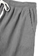 thumbnail image 5 of Zynoxe Men's Corduroy Pants with Side Pockets Plus Size Solid Color Full Length Pants Elastic Waist Drawstring Casual Trousers Lightweight Relaxed Wide Leg Pants for Men M, 5 of 9