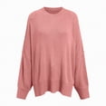 thumbnail image 5 of Towmus Oversized Womens Sweaters Winter Crewneck Pullover - Cozy Knit Long Sleeve Top Casual Loose Fit Clothes, 5 of 5