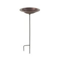 thumbnail image 1 of Achla Designs 12 In Antiqued Satin Copper Birdbath with 36 In Ground Stake, 1 of 7
