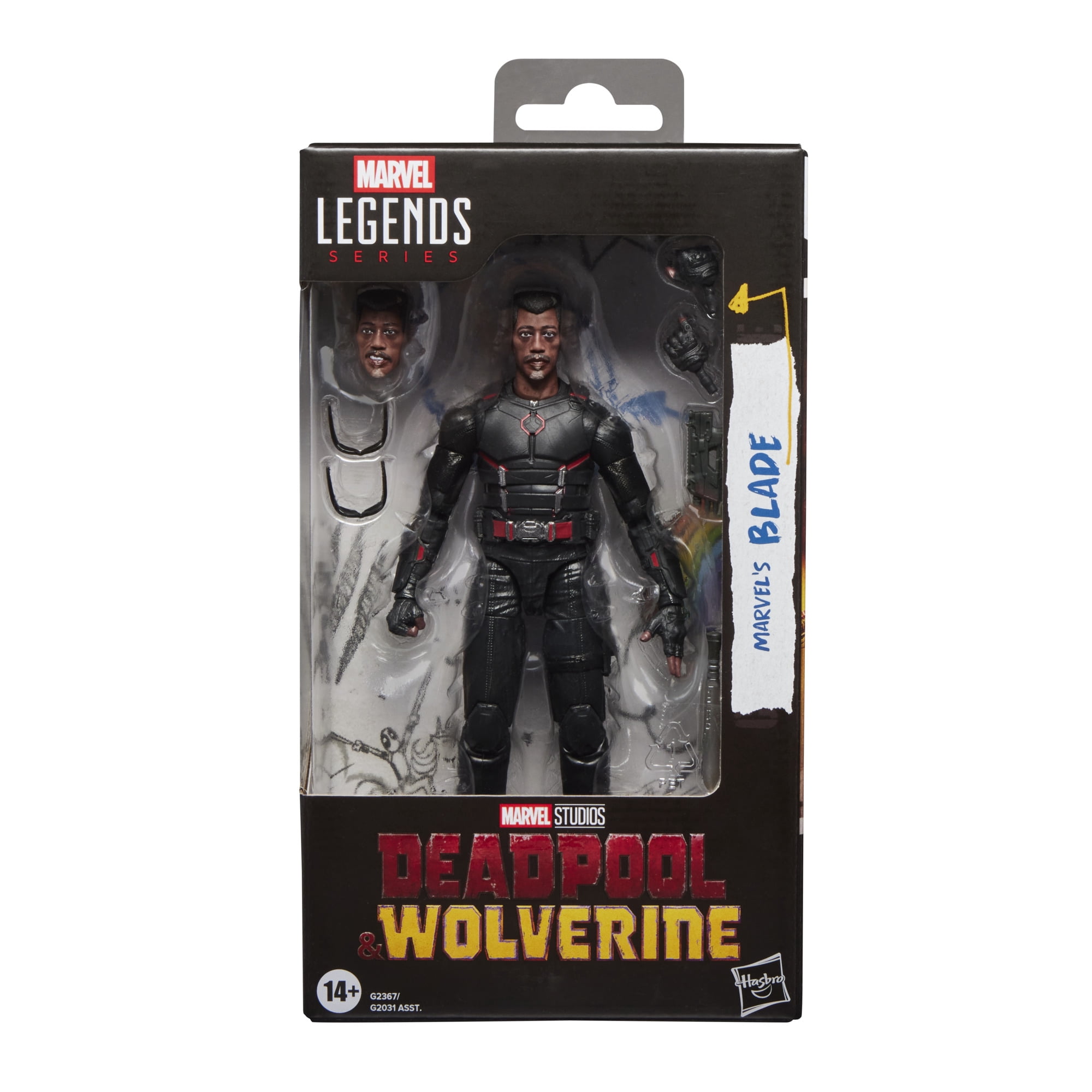 Marvel Legends Series Marvel's Blade, Marvel Studios' Deadpool & Wolverine Action Figure