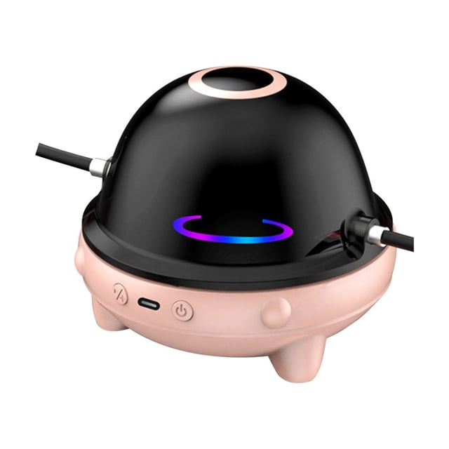 CEHVOM Children's Toy Light With Bluetooth Music Rechargeable Household Multi-function Children's Automatic Bounce Machine 1-10 Speed Clearance