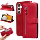 thumbnail image 4 of Estuche de Cuero PU con Cierre para Samsung Galaxy S25 , Funda Protectora con Billetera y Correa, 4 of 6