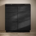 thumbnail image 7 of St. Tropez 36" Freestanding Bathroom Vanity in Black Oak with Black 3-Hole Widespread Sink Top, 7 of 7