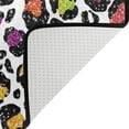thumbnail image 5 of SKYSONIC 72x48in Glitter Leopard Area Rug, Colorful Spots Floor Carpet for Indoor Living Dining Room and Bedroom Area, 5 of 7