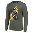 thumbnail image 2 of Men's Starter Olive Green Bay Packers Player X Logo Graphic Long Sleeve T-Shirt, 2 of 3