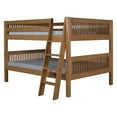 thumbnail image 2 of Camaflexi Full over Full Low Bunk Bed - Mission Headboard - Angle Ladder - White Finish, 2 of 4
