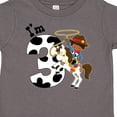 thumbnail image 4 of Inktastic I'm Three-cowboy Riding Horse Birthday Boys Toddler T-Shirt, 4 of 5